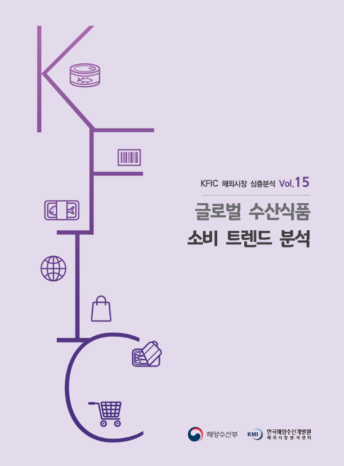 KFIC 심층분석 Vol.15 글로벌 수산식품 소비 트렌드 분석 표지